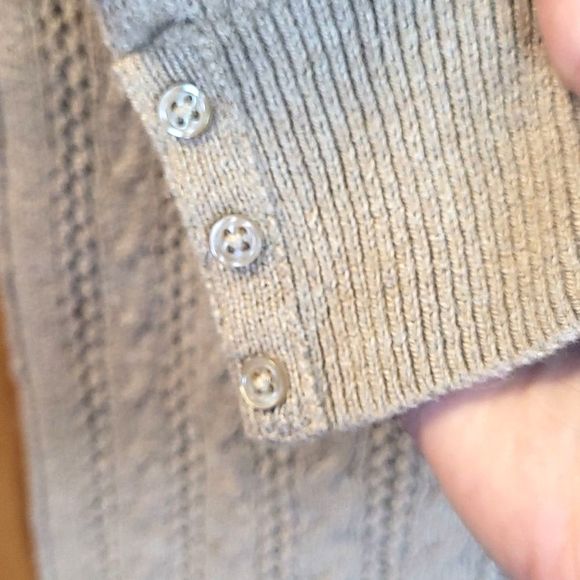 American Eagle Aztec Cable Knit Sweater Tribal Textured Boat Neck Dressy Casual - Picture 14 of 16